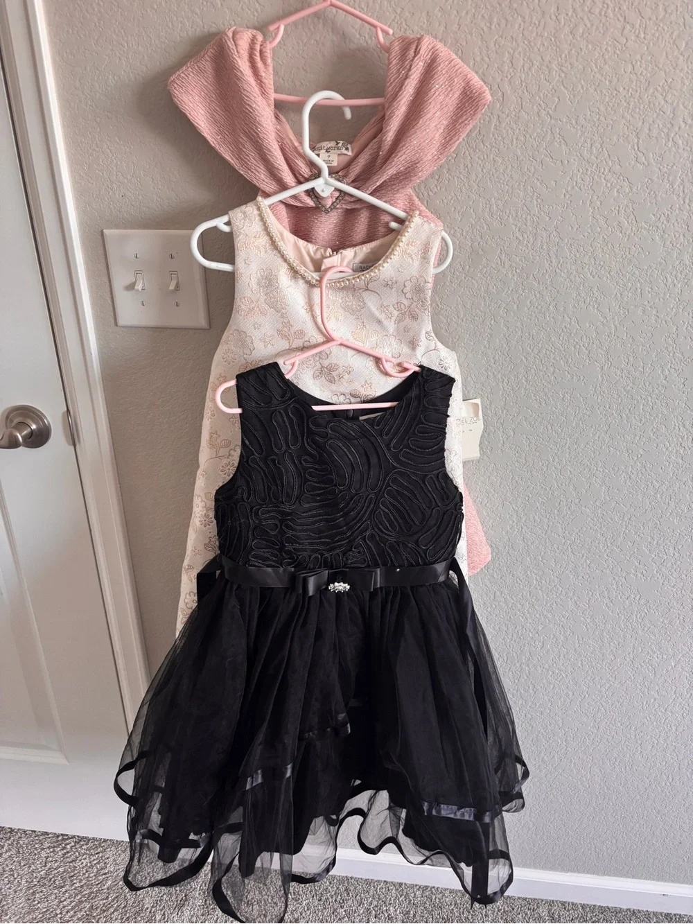 SET- 3 girls size 7 dresses. 2 Like New 1 NWT